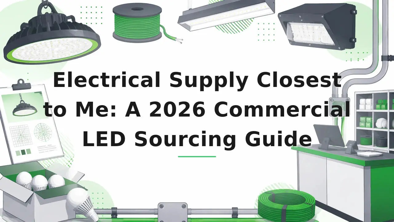 Featured image for: Electrical Supply Closest to Me: A 2026 Commercial LED Sourcing Guide