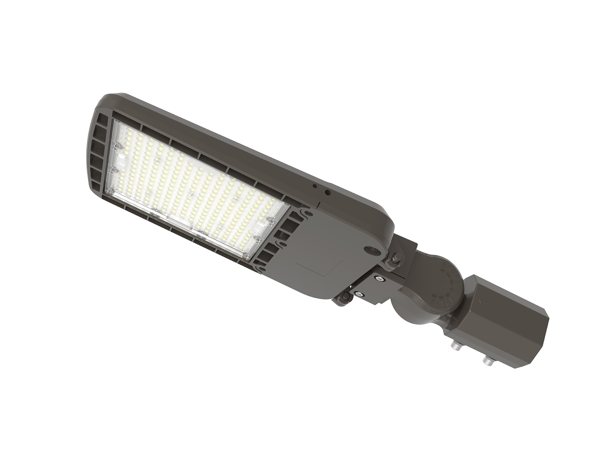 150W LED Parking lot light 5000k, slip fitter, side view-JQZ lighting