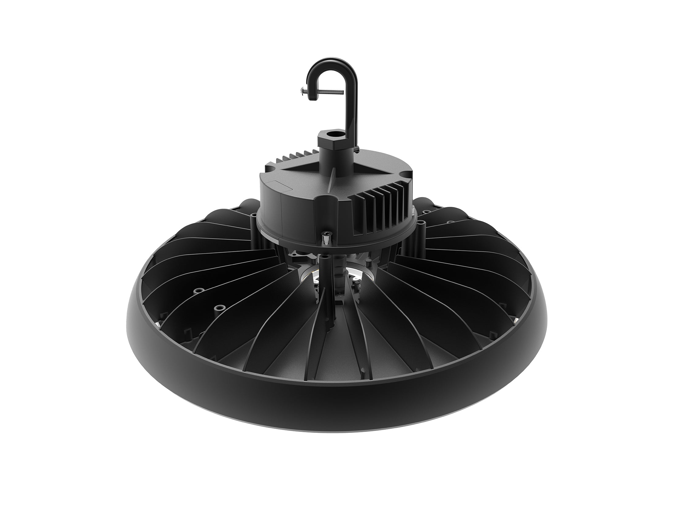 240W/200W/150W_UFO_high_bay_wattage_and_cct_adjustable, back view-JQZ lighting
