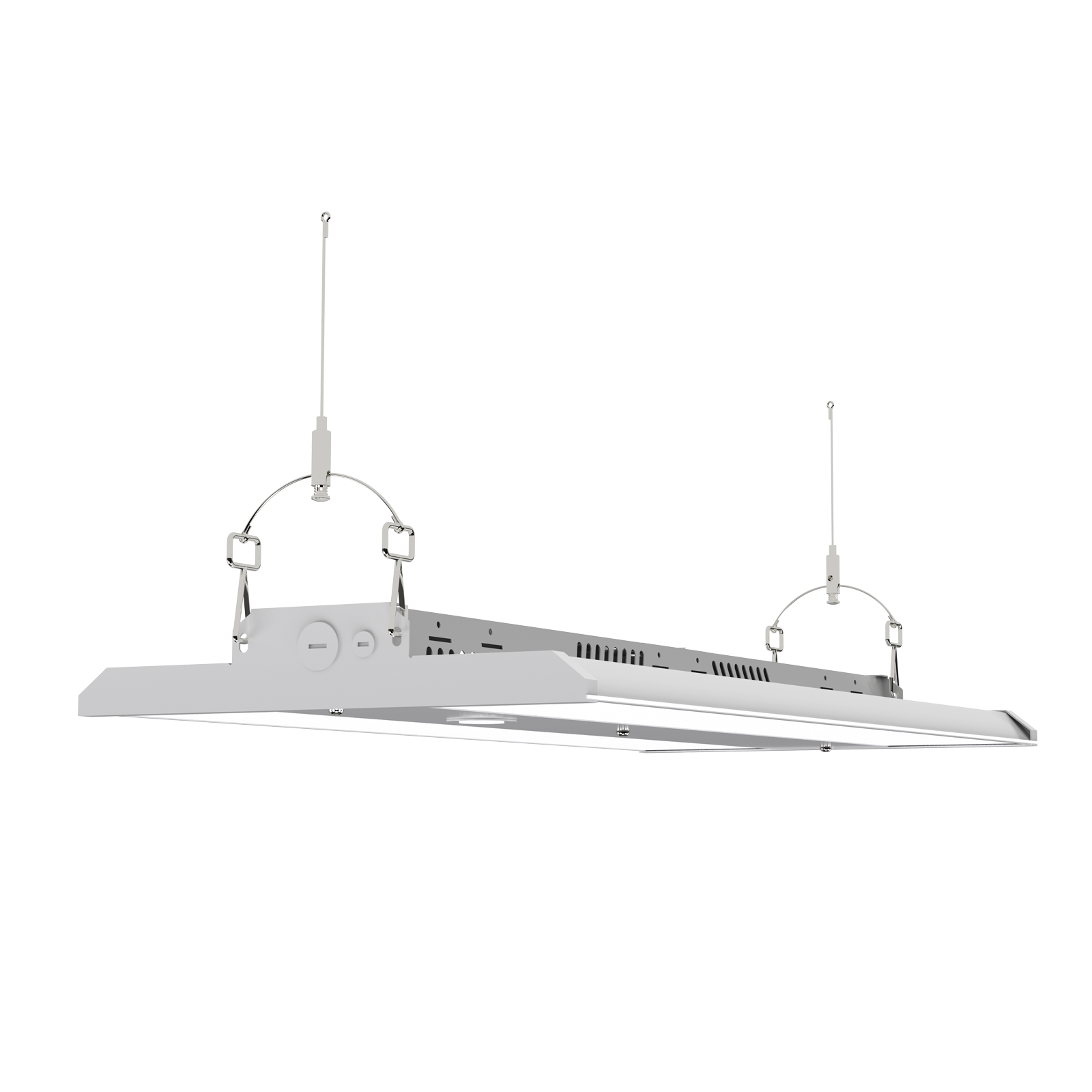2ft Linear high bay 220W wattage and CCT adjustable side view