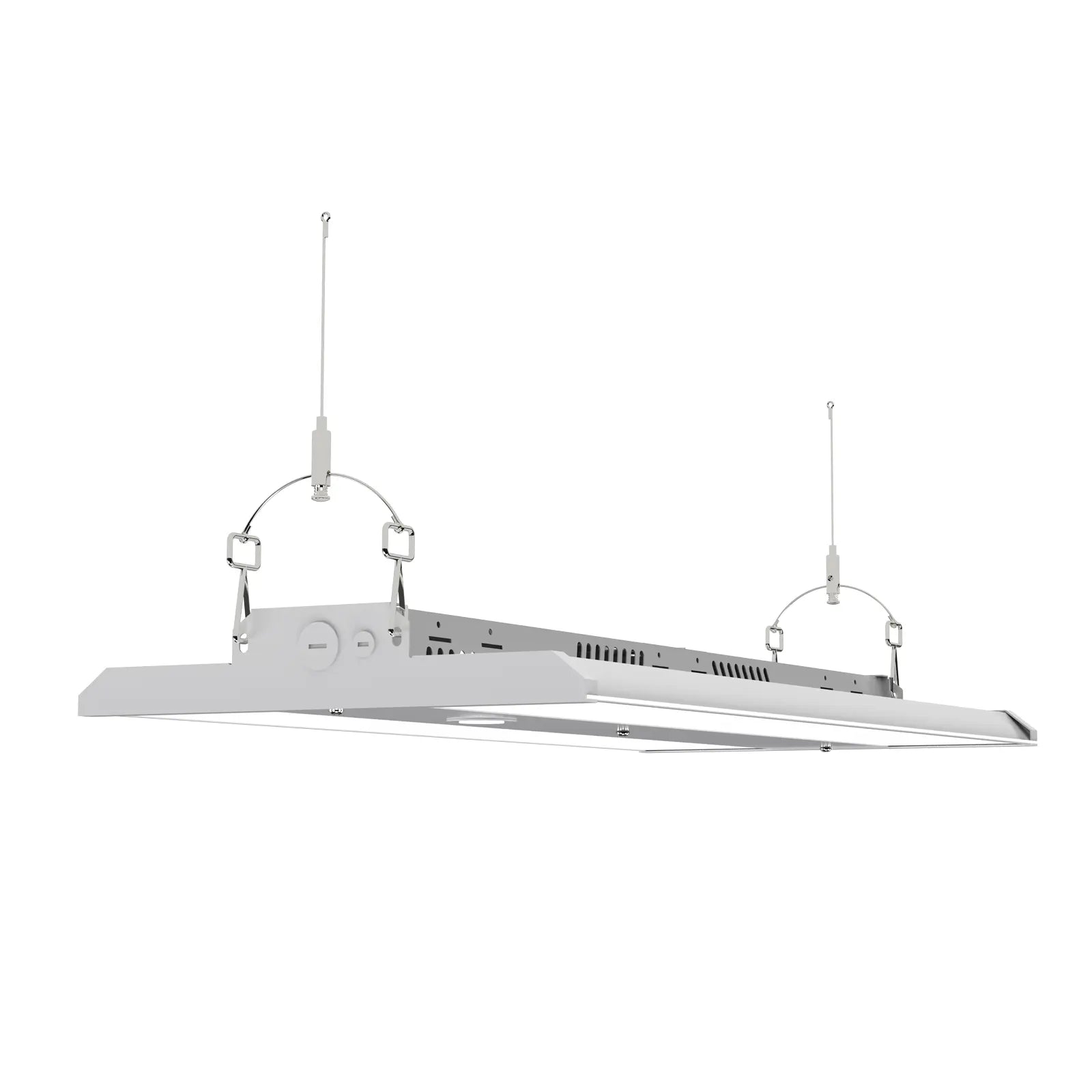 2ft Linear high bay 220W wattage and CCT adjustable side view