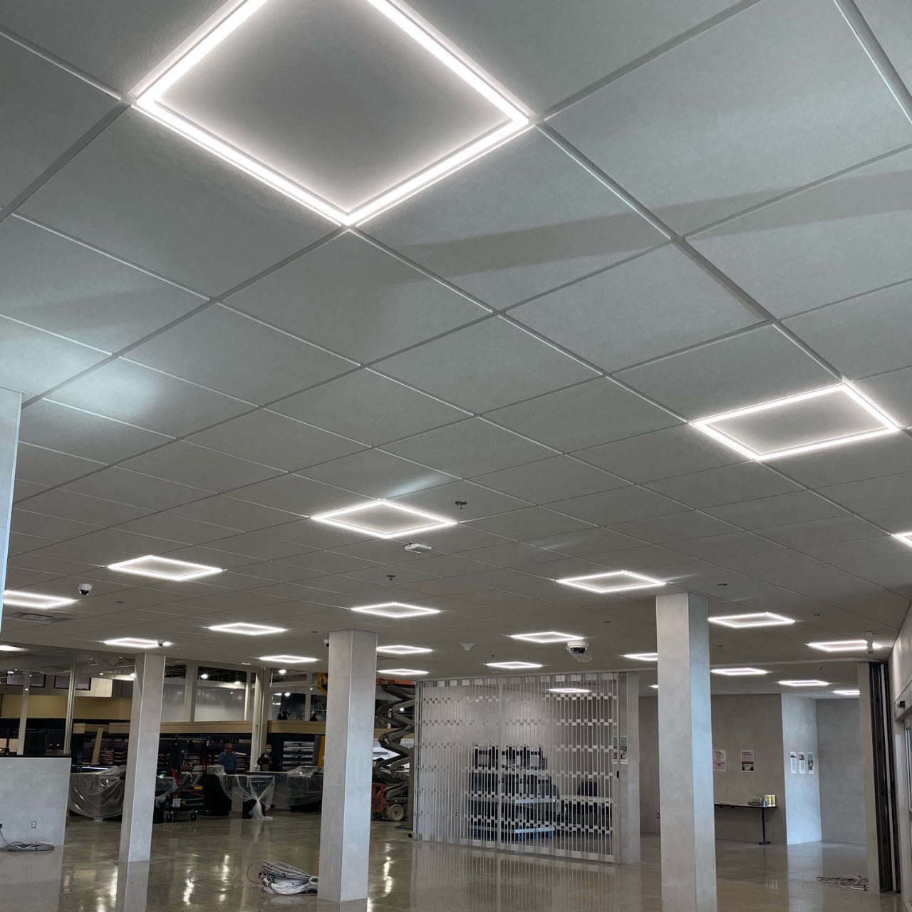 2x2_LED frame_light_T grid frame light drop ceiling, wattage and CCT adjustable-JQZ lighting