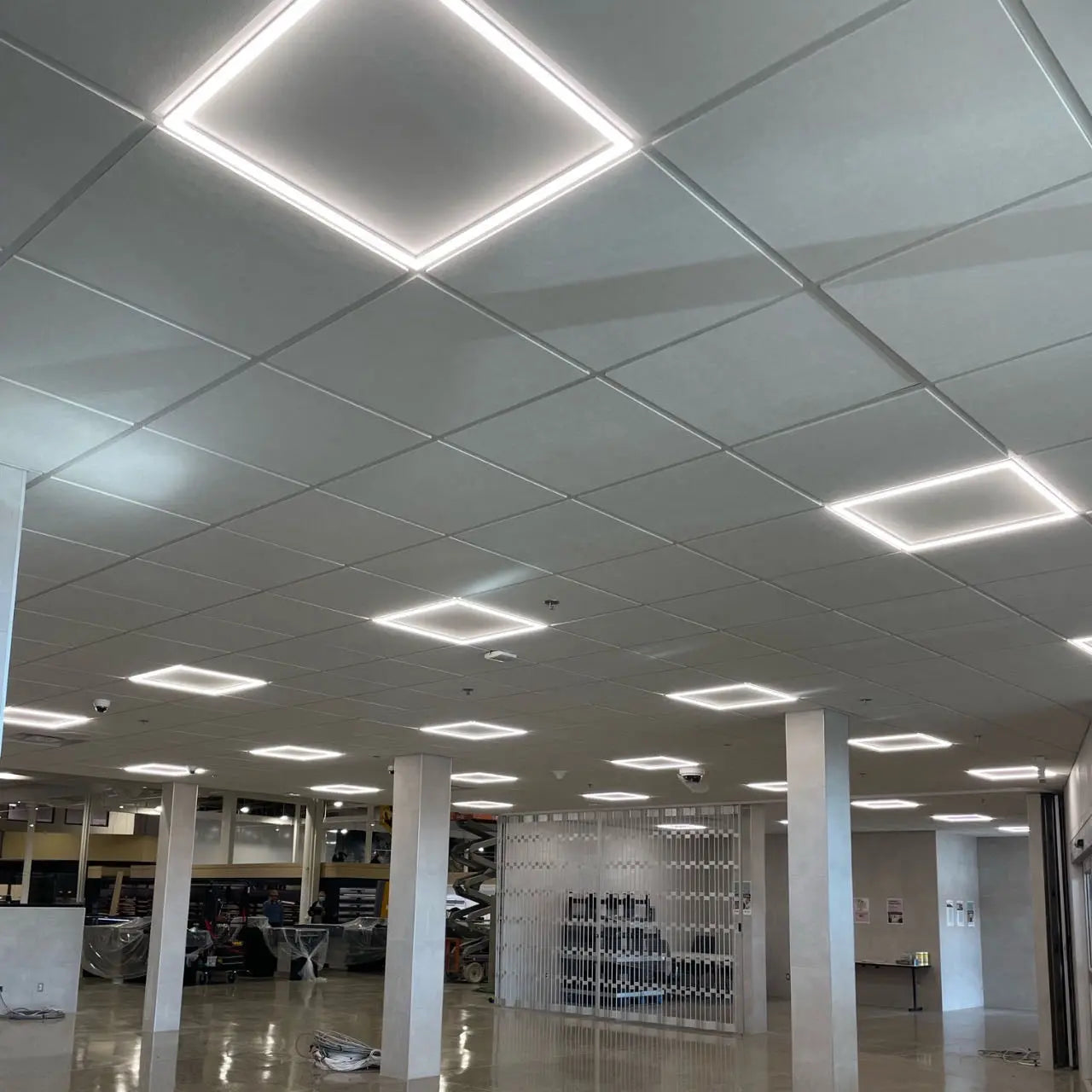 2x2_LED frame_light_T grid frame light drop ceiling, wattage and CCT adjustable-JQZ lighting