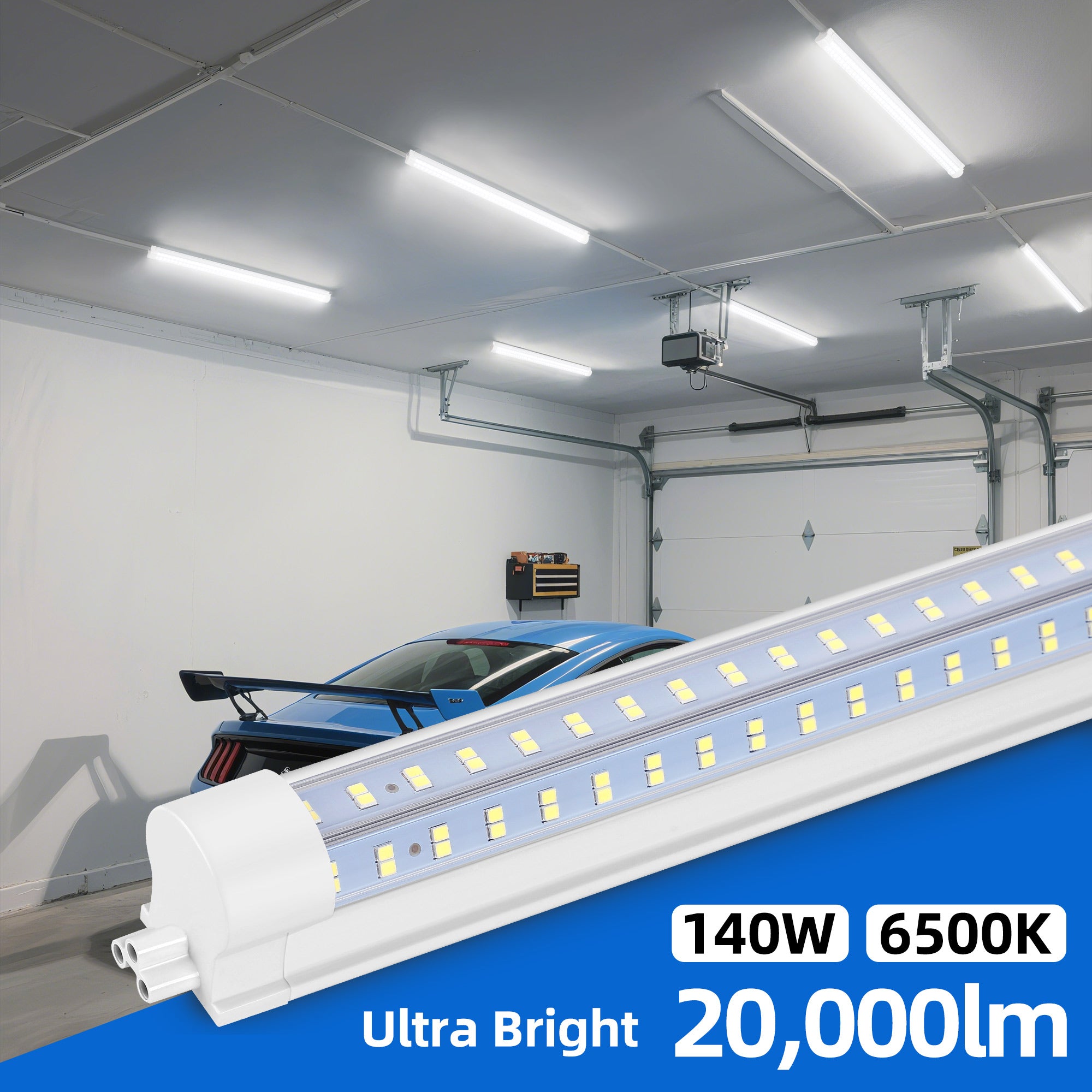 8ft LED Shop light U shape 140W