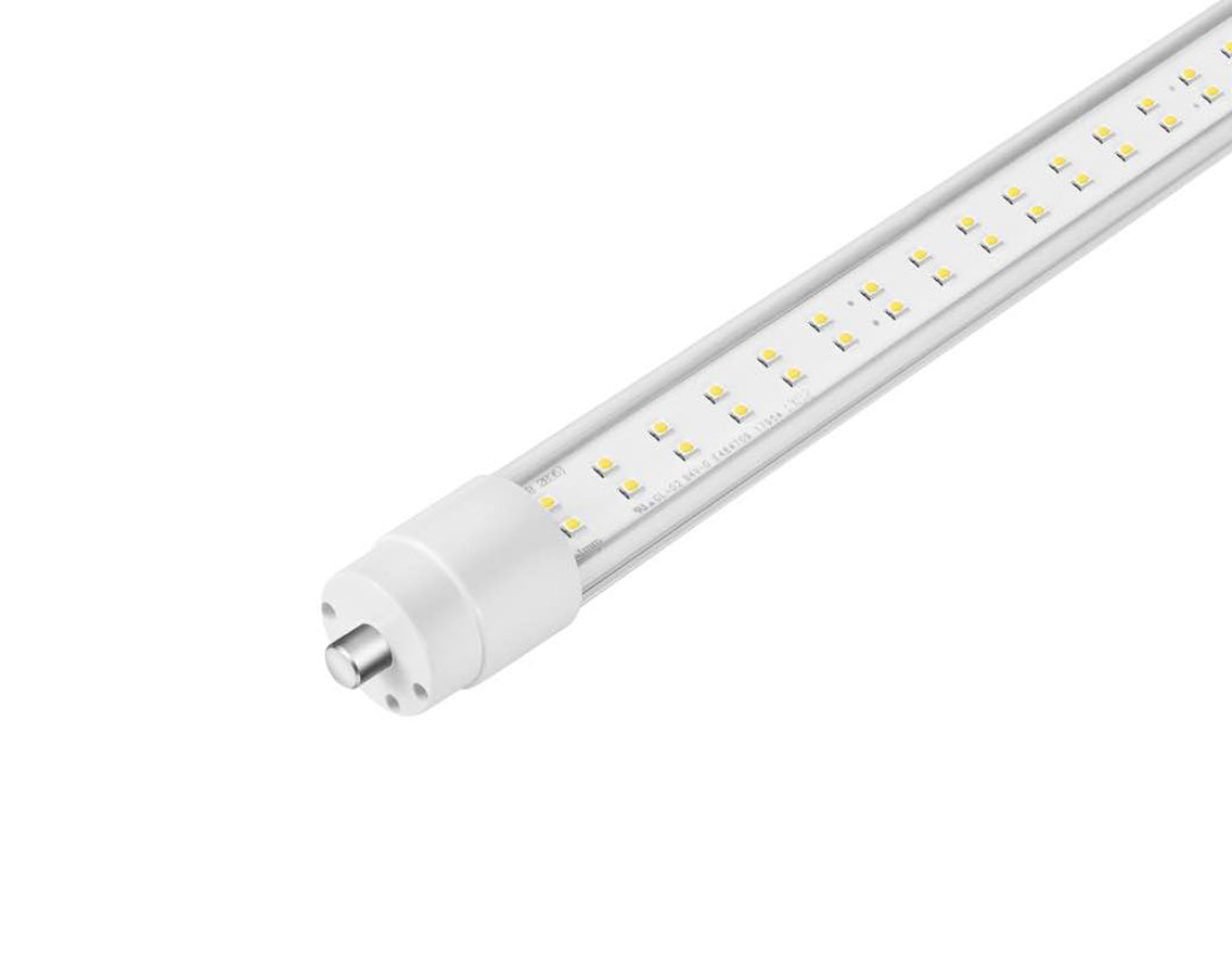 8ft T8 tube light single pin, type B, ballast bypass, clear cover-JQZ lighting
