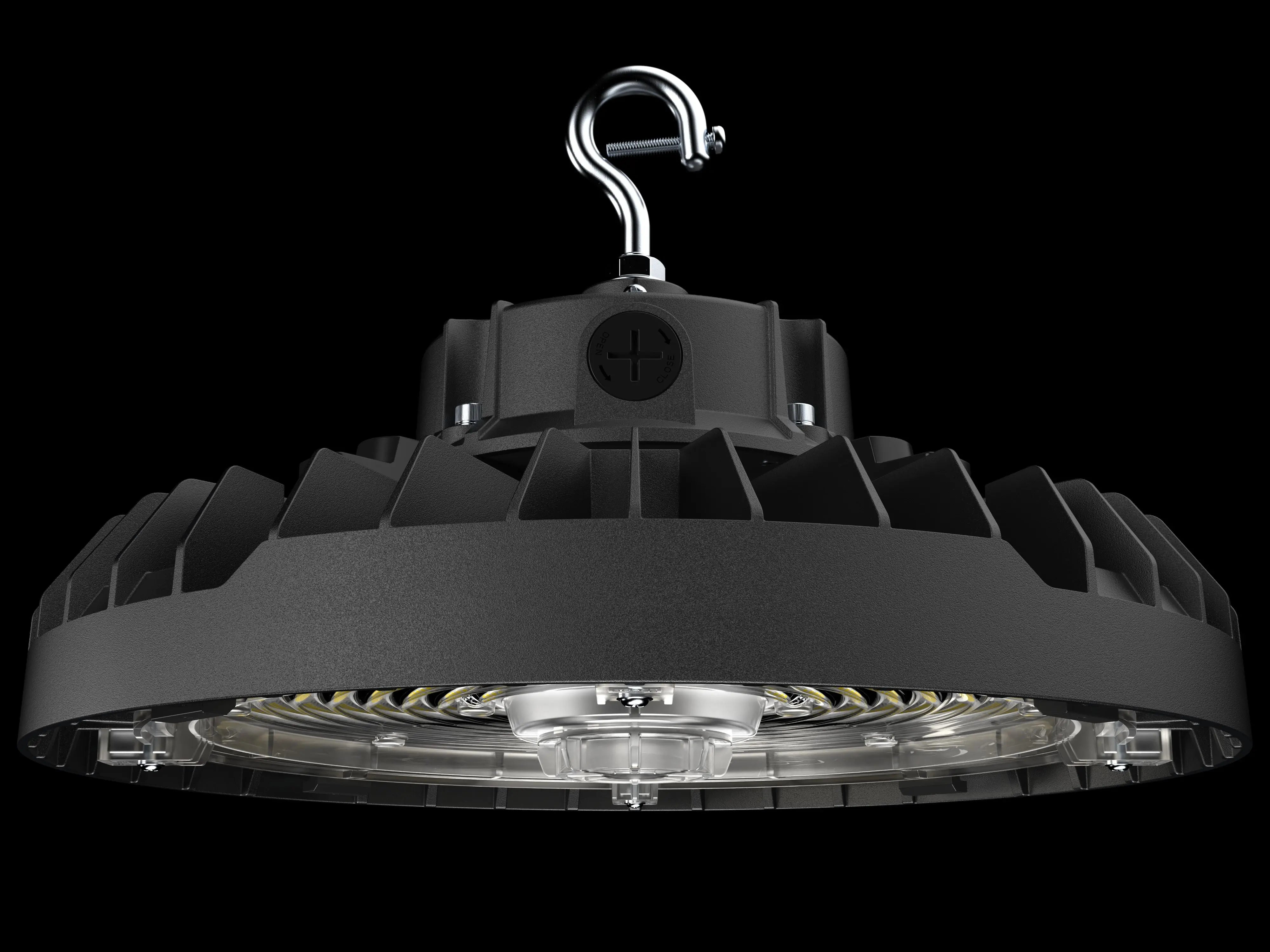 J-UFO12-LED high bay_side_view