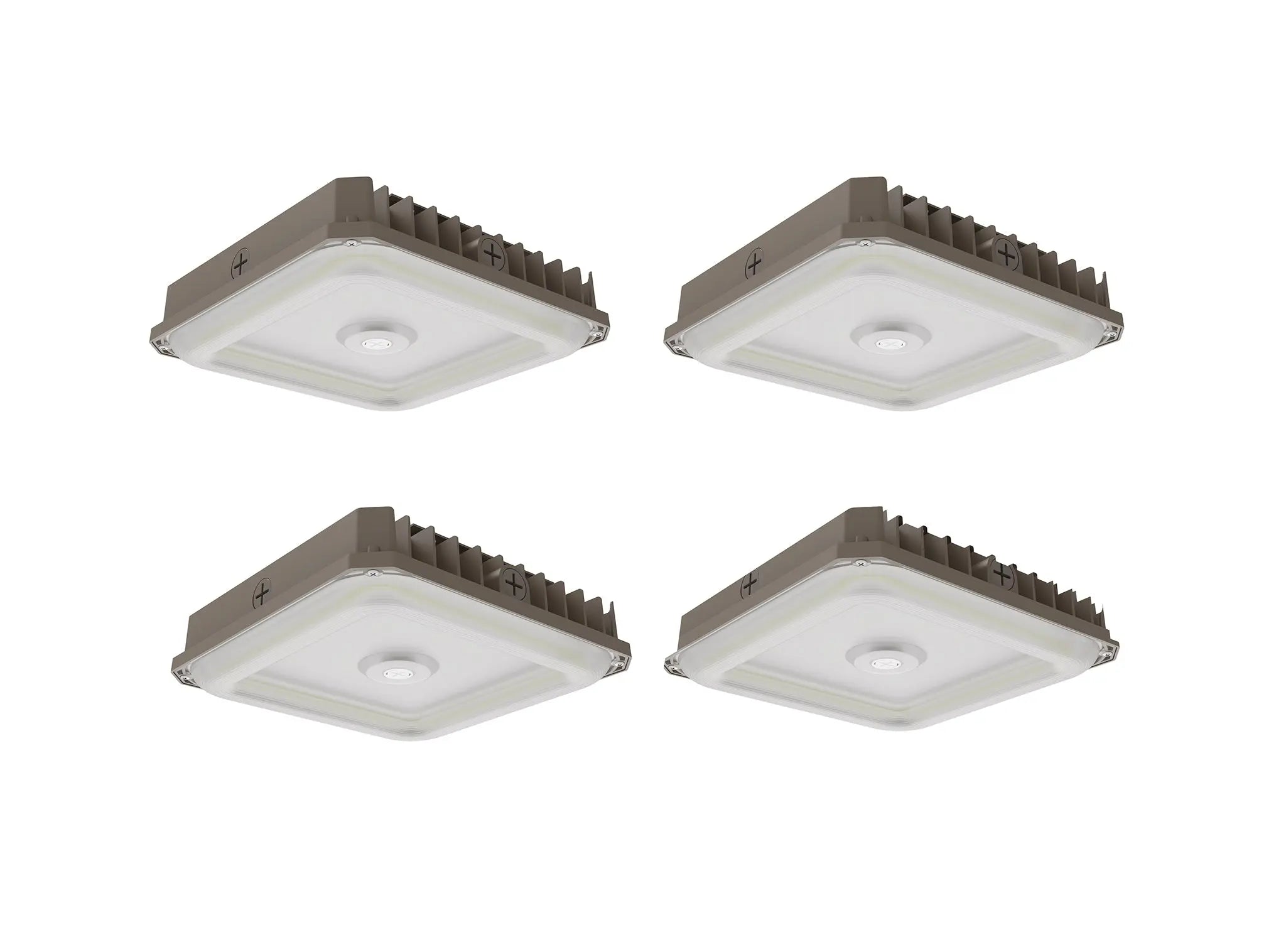 LED Canopy for garage, wattage and CCT adjustable, 4 pack-JQZ lighting