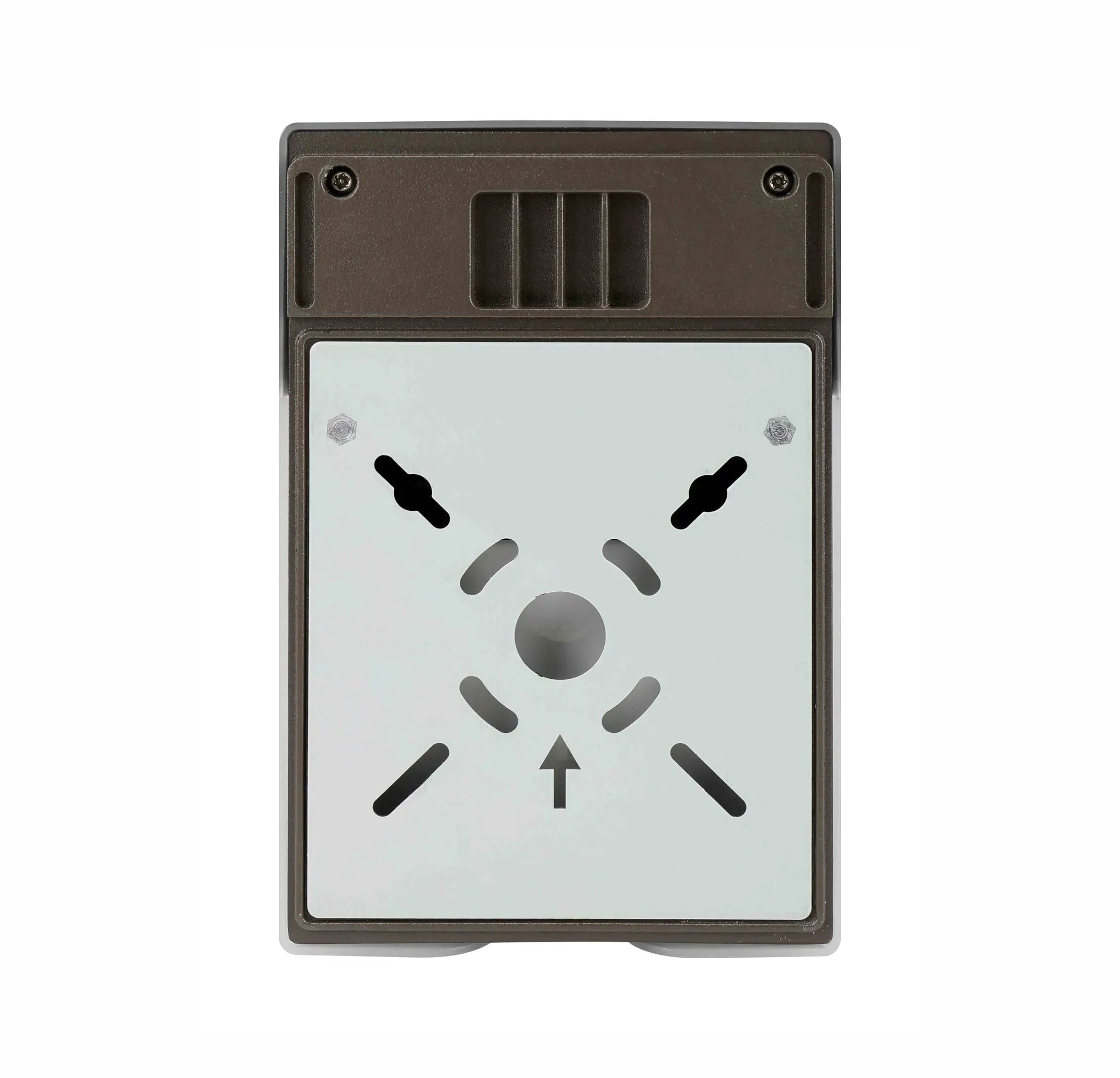 LED Mini wall pack 25W with photocell, back view-JQZ lighting