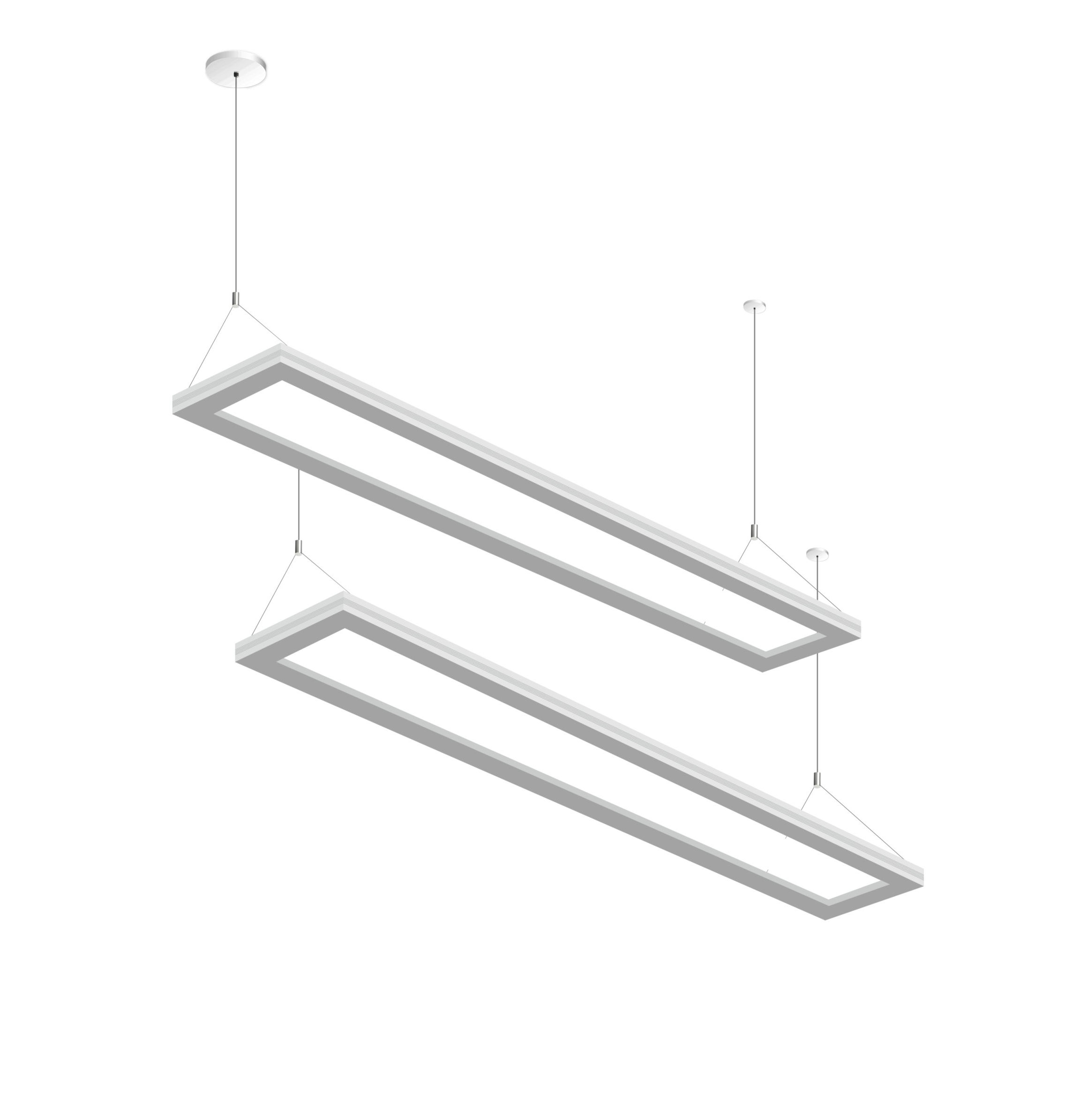Meta Up down linear light suspended