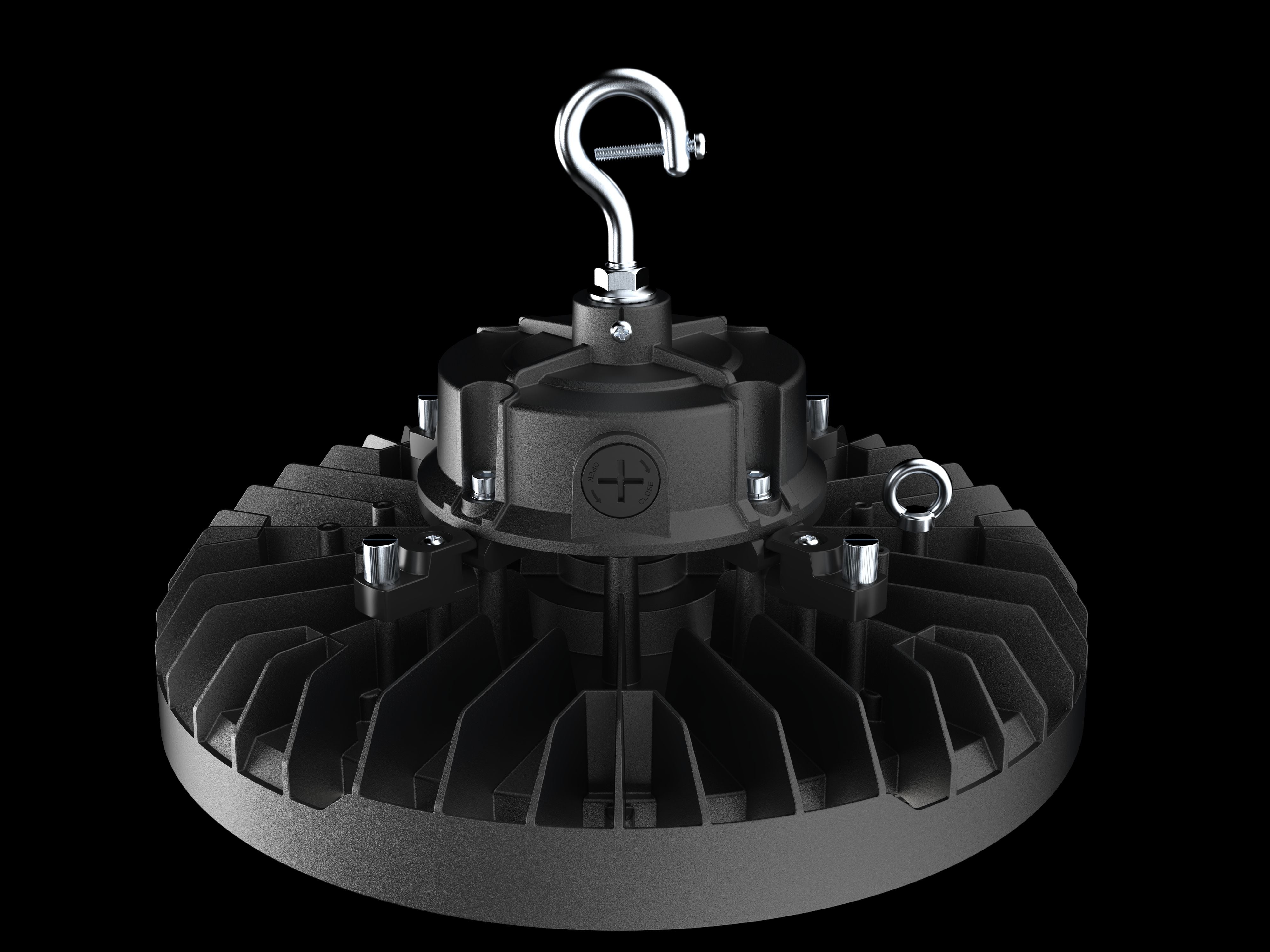 NJ-UFO12-150W_wattage and cct adjustable back_view