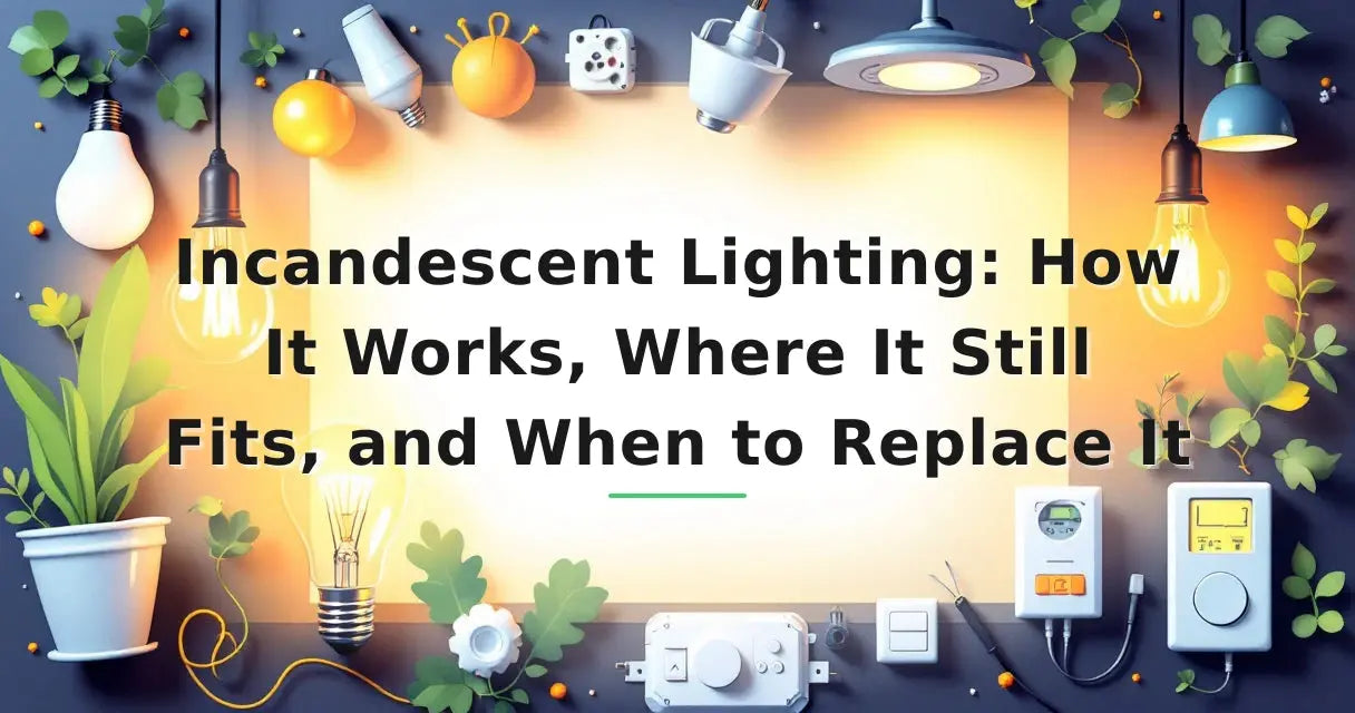 Featured image for: Incandescent Lighting: How It Works, Where It Still Fits, and When to Replace It