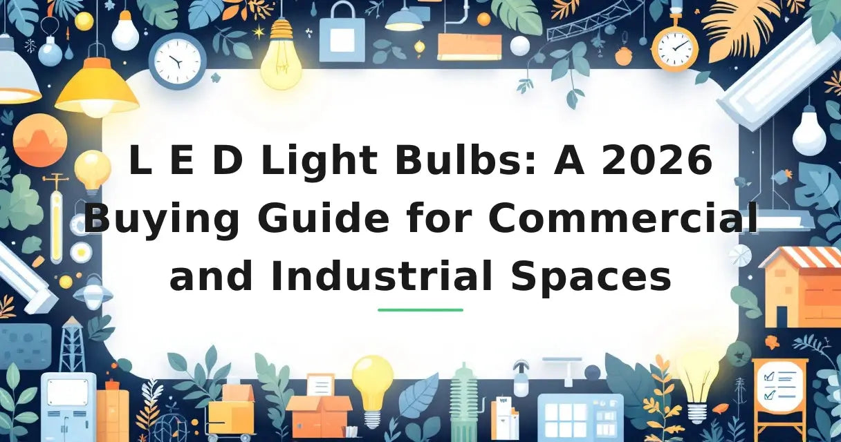 Featured image for: L E D Light Bulbs: A 2026 Buying Guide for Commercial and Industrial Spaces