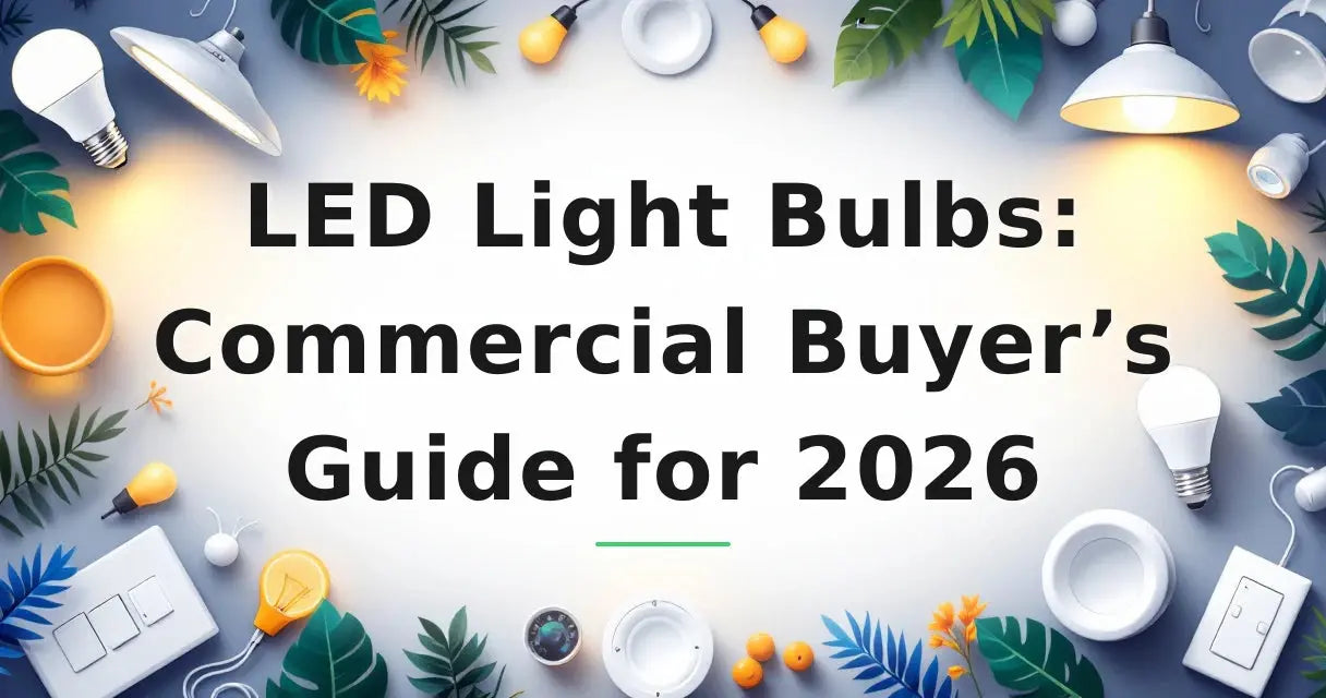 Featured image for: LED Light Bulbs: Commercial Buyer’s Guide for 2026