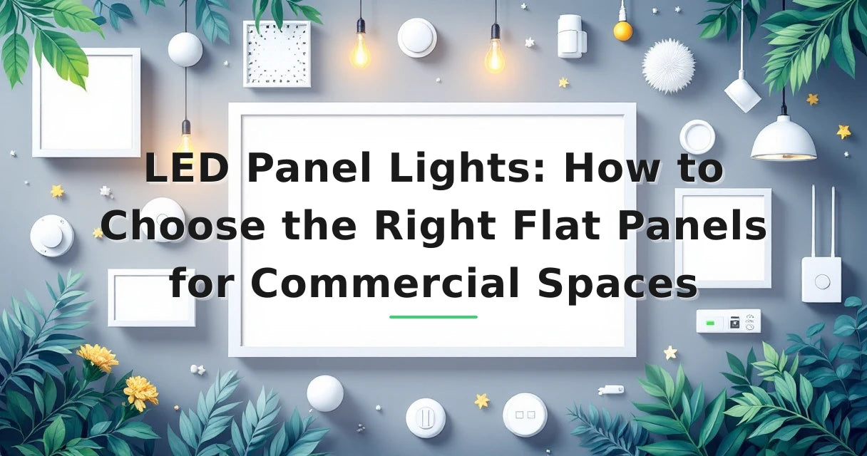 Featured image for: LED Panel Lights: How to Choose the Right Flat Panels for Commercial Spaces