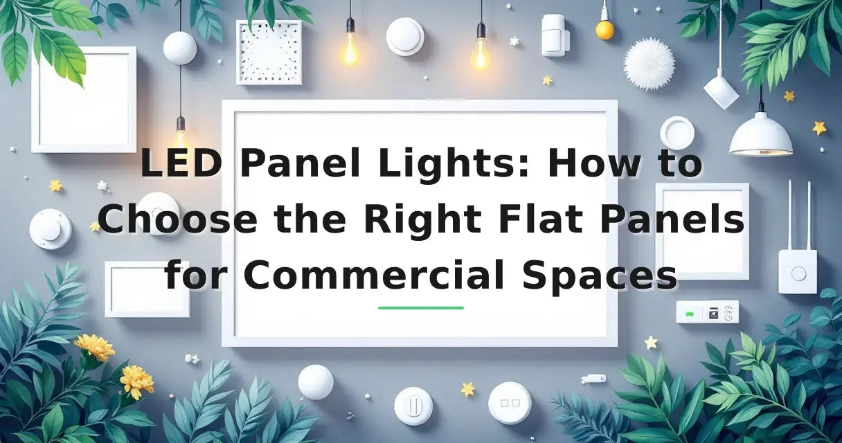 Featured image for: LED Panel Lights: How to Choose the Right Flat Panels for Commercial Spaces