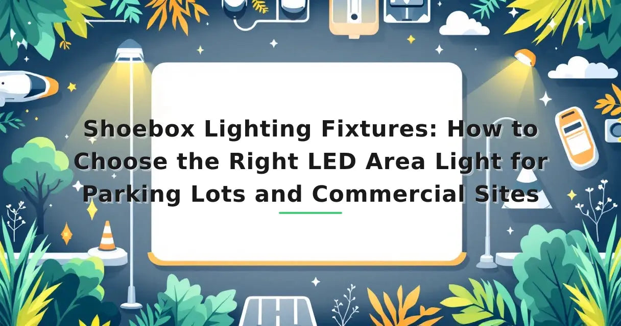 Featured image for: Shoebox Lighting Fixtures: How to Choose the Right LED Area Light for Parking Lots and Commercial Sites