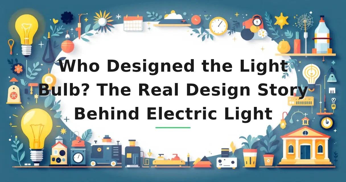 Featured image for: Who Designed the Light Bulb? The Real Design Story Behind Electric Light
