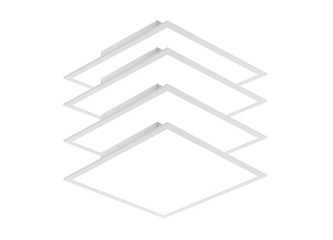 2x2 LED Panel light, wattage and CCT adjustable, 4 Pack-JQZ lighting