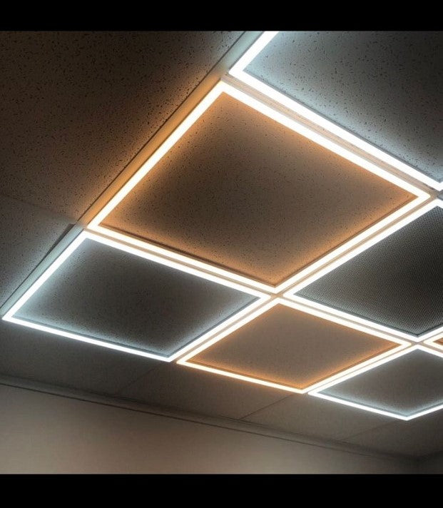 2x2_LED frame_light_T grid frame light drop ceiling, wattage and CCT adjustable-JQZ lighting