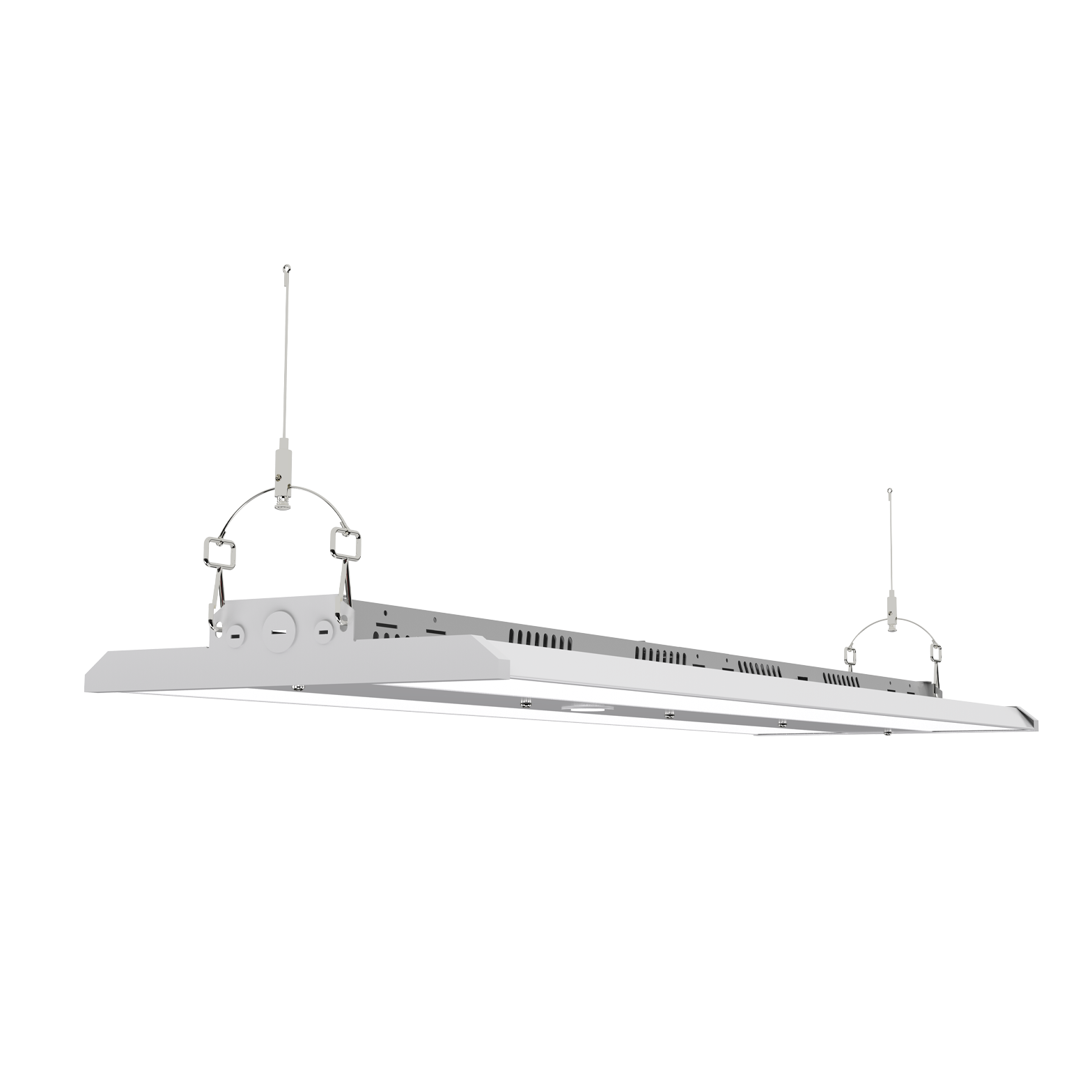 4ft Linear high bay 325W cct adjustable 4pack side view