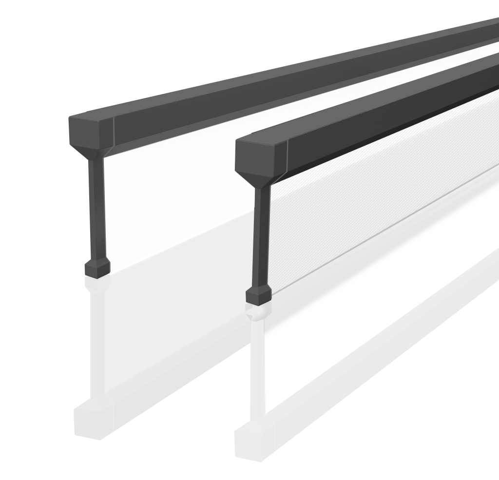 Black meta surface linear light