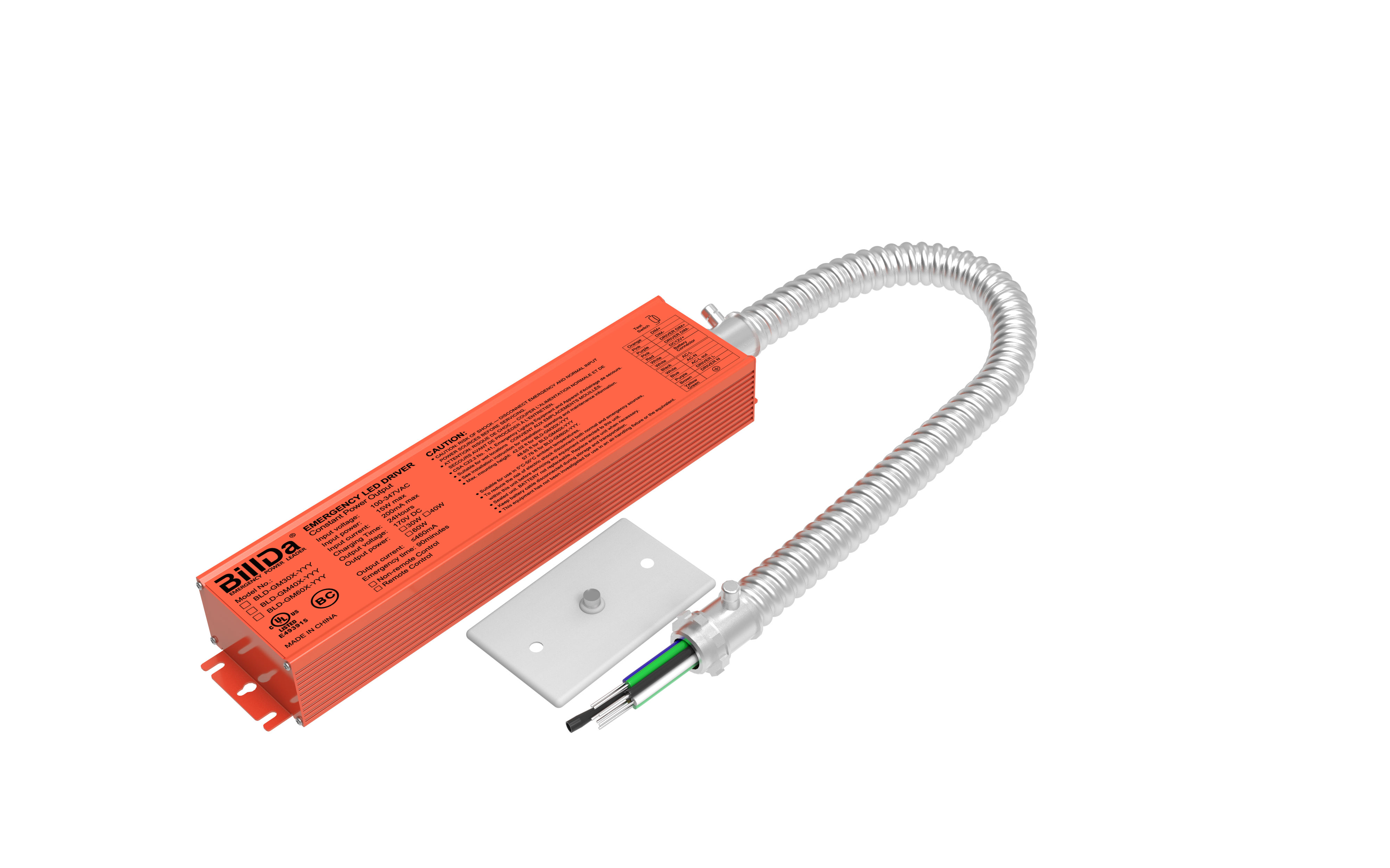 40W Emergency driver BLD-GM40R-480V