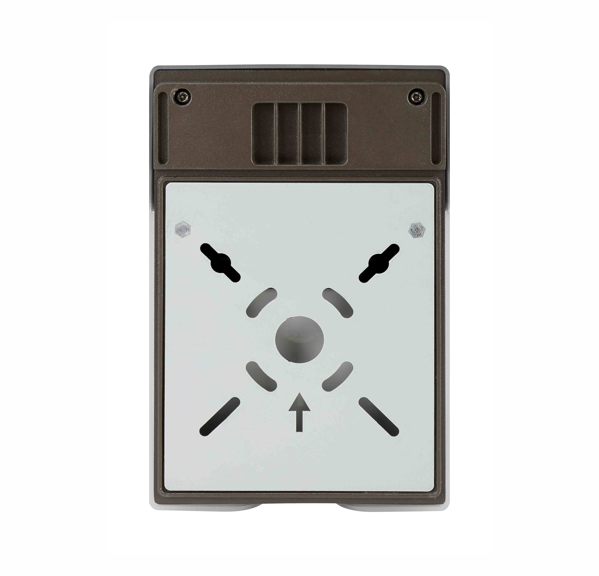 LED Mini wall pack 25W with photocell, back view-JQZ lighting