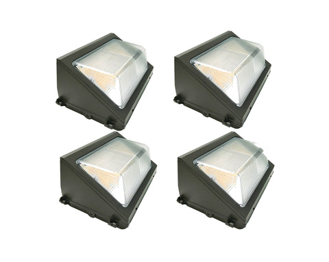 LED Wall pack with photocell, wattage and CCT adjustable,4 pack-JQZ lighting