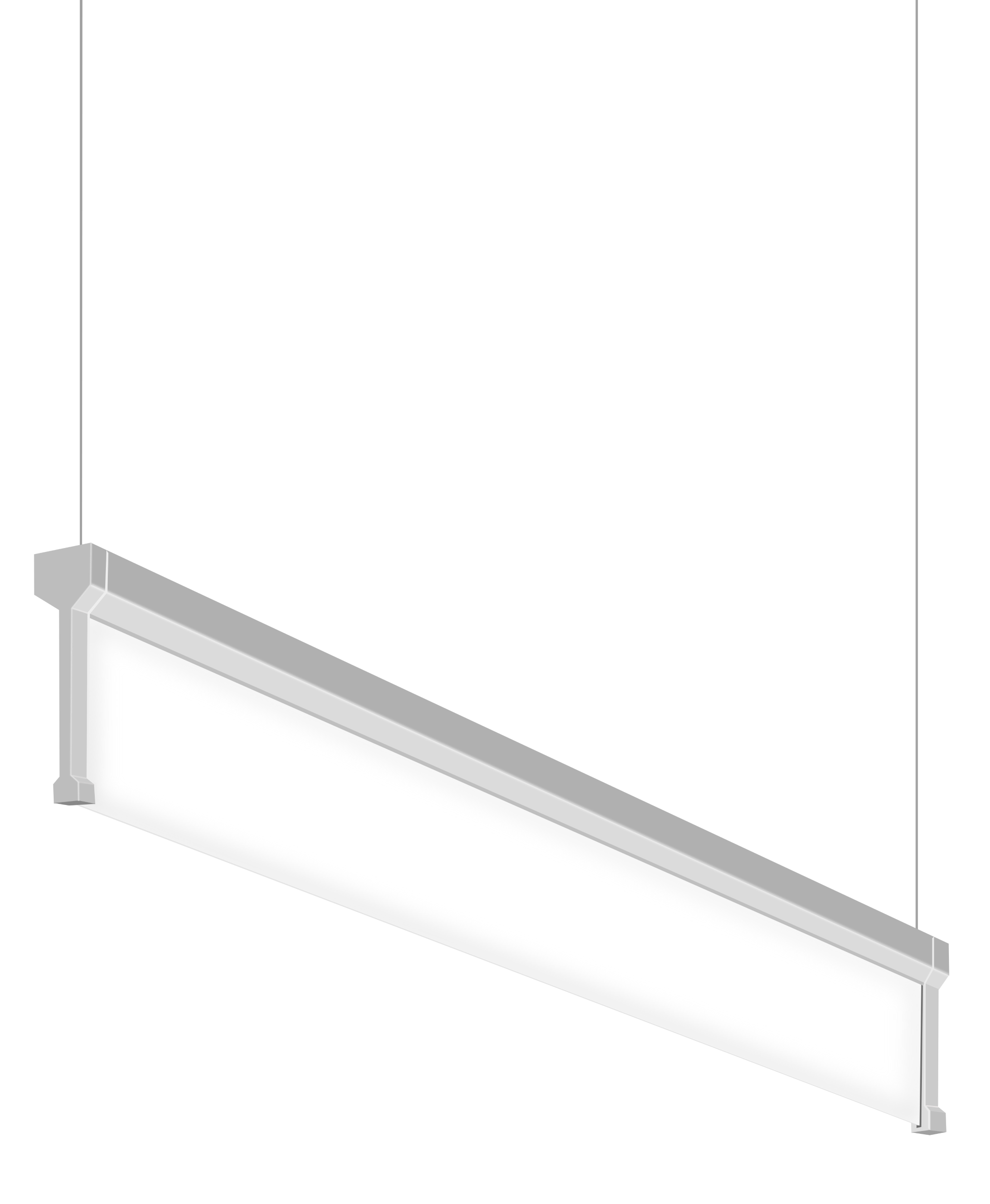 White meta surface linear light