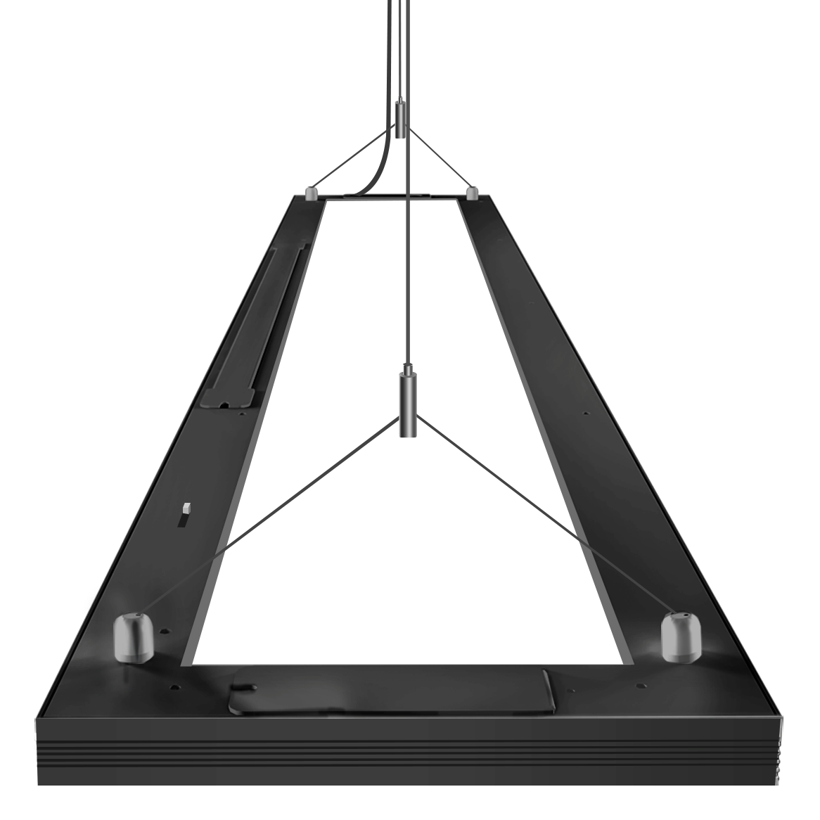 black Meta up down linear light back view